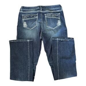 Rock 47 by Wrangler low rise studded jeans size 11 X 34